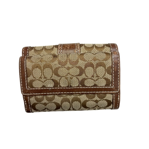 Coach vintage y2k brown and khaki mini signature soho wallet - Picture 6 of 12